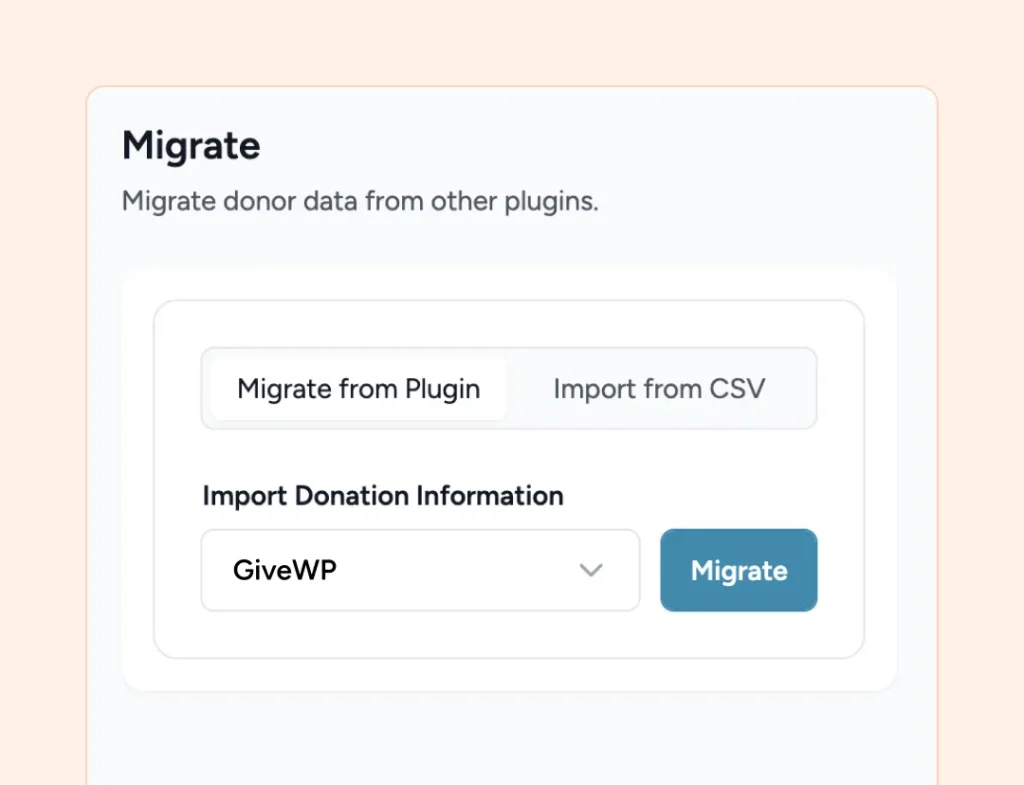 SureDonation vs GiveWP Migrate donation data from plugins