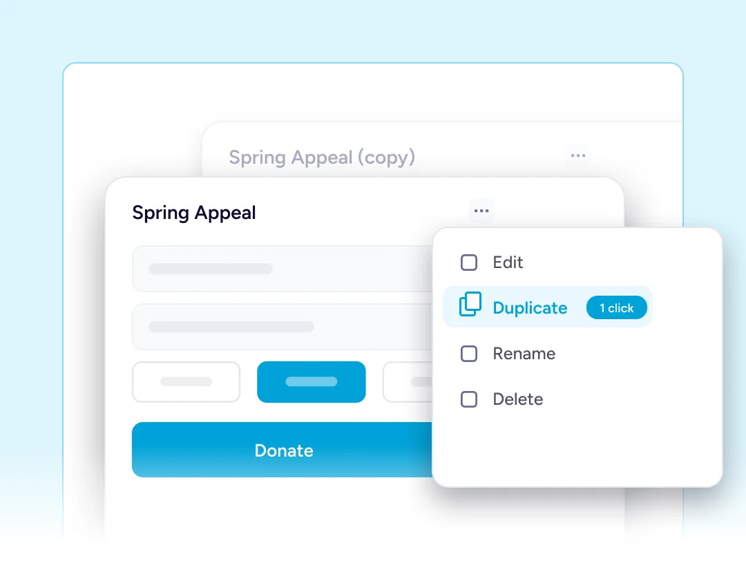 Donation Forms Duplicate Spring Appeal form